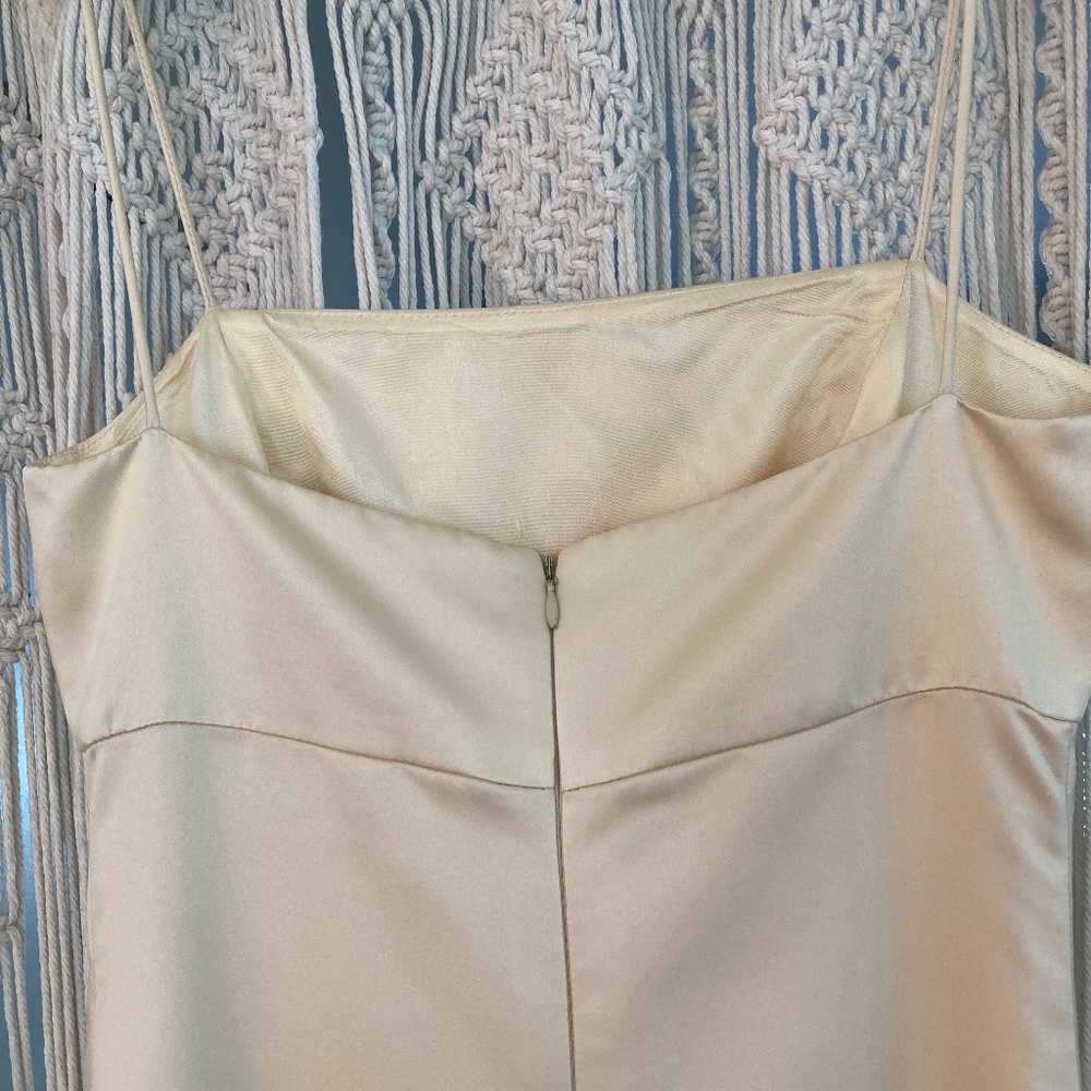 Vera Wang ~ Cream Formal  Dress SZ 4 Prom/Wedding - Picture 12 of 14